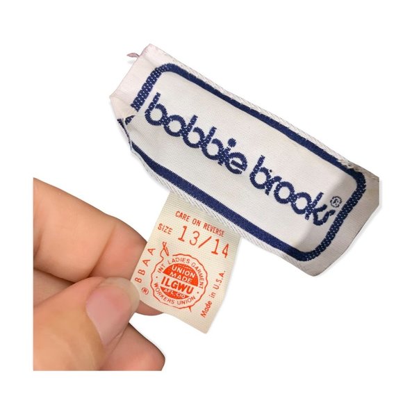 Vintage 70s Bobbie Brooks Red Wool Blend Blazer Medium - Picture 7 of 9